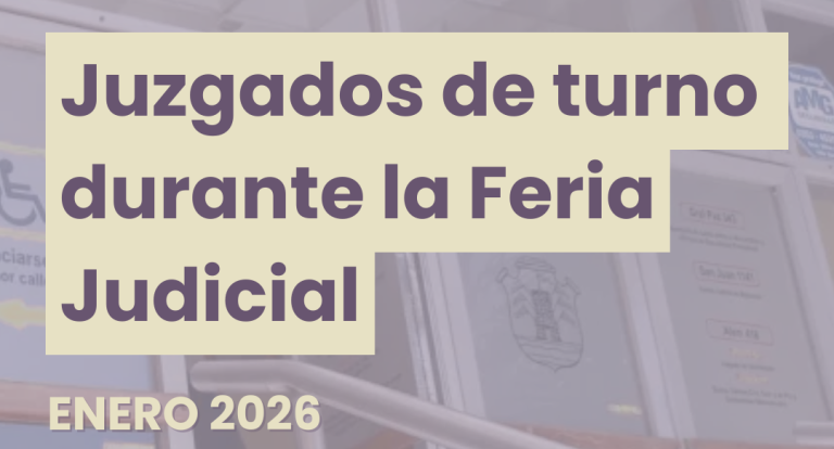Juzgado de turno durante la Feria